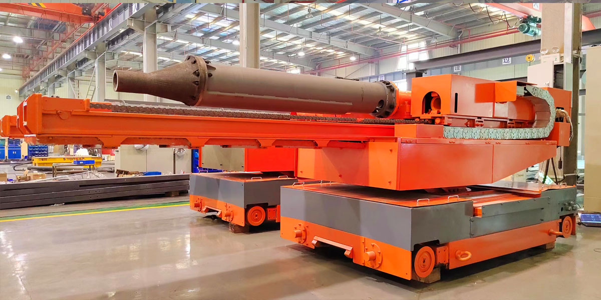 Ferrochromium tapping robot